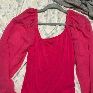 Cute Pink Bodysuit Xl